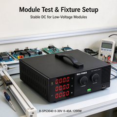 Low-Voltage Module Testing DC Power Source R-SPS3040 NICE-POWER 0-30V 0-40A 1200W with Adjustable Output