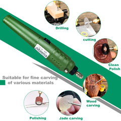 Broyeur rotatif électrique KUAIQU HB-003 - Idéal pour diverses situations de bricolage et d'artisanat