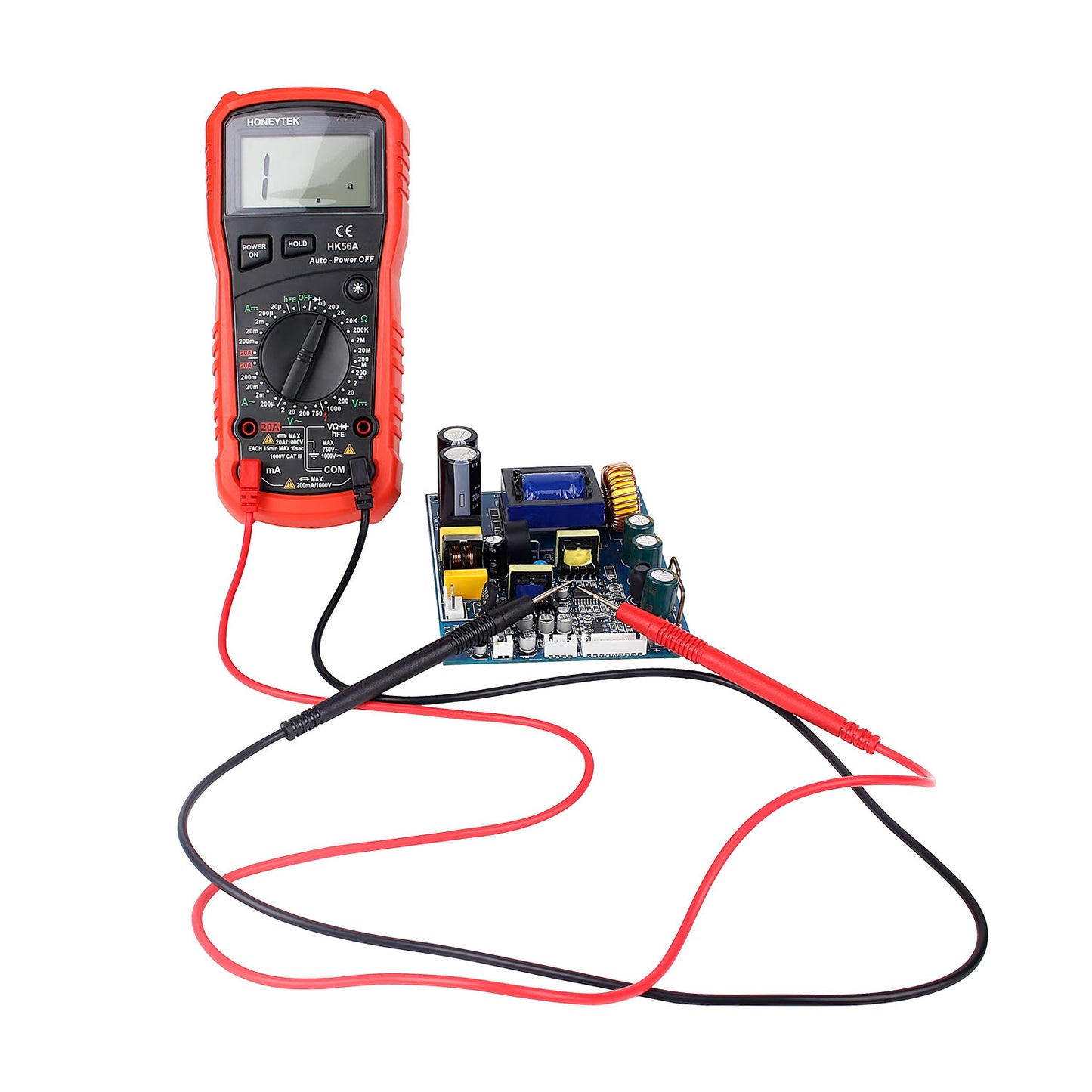 10A 1000V Super Needle tip Multimeter Test Leads, Hard Rod Probe Pins, 70cm Cable, Universal Meter Wire Kit for Lab Work