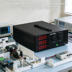 NICE-POWER DC Power Supply for 48V System Testing R-SPS6050 0-60V 0-50A 3000W with Adjustable Output