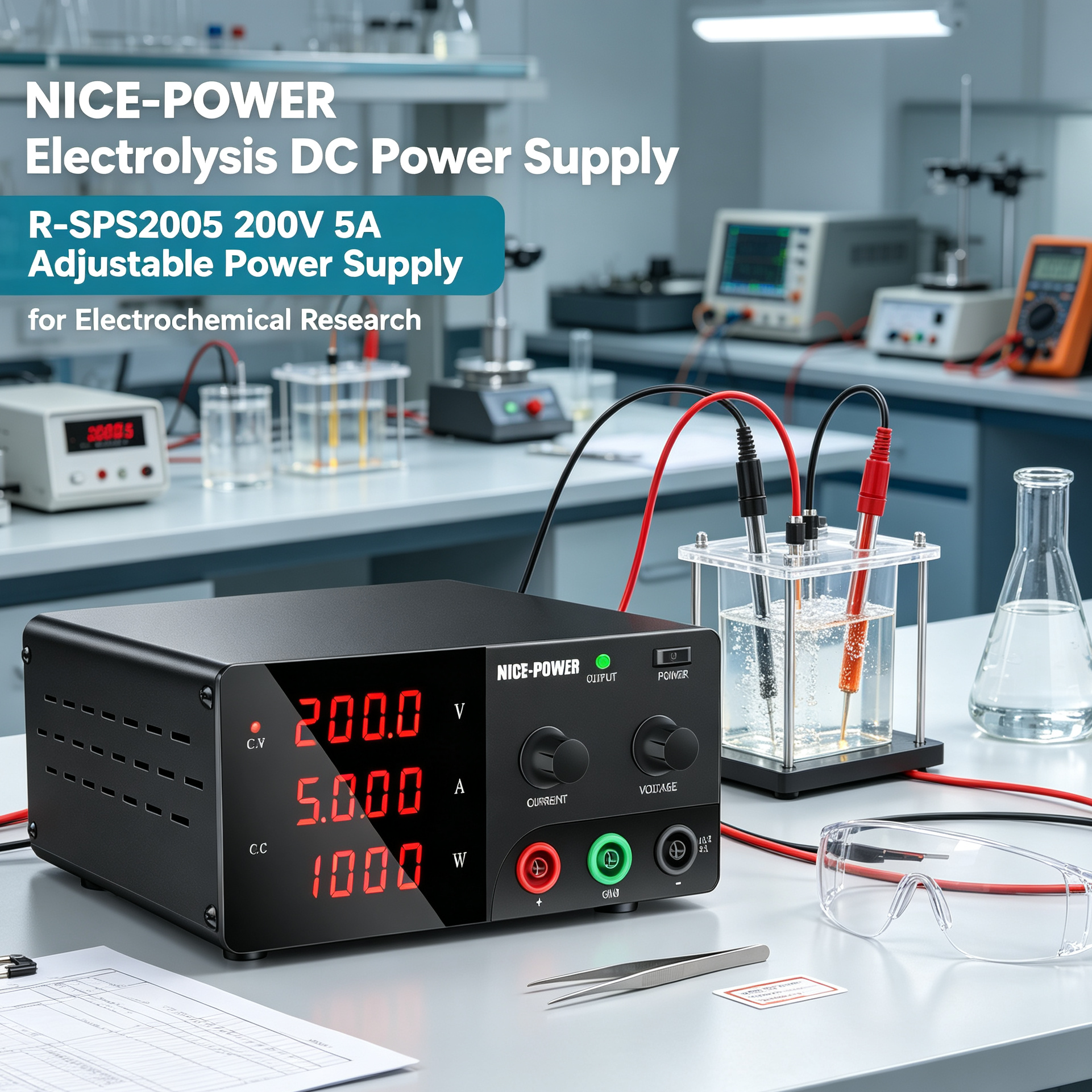 R-SPS2005 200V 5A 1000W Adjustable Power Supply&nbsp;