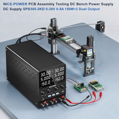 NICE-POWER PCB Assembly Testing DC Bench Power Supply DC Supply SPS305-2KD 0-30V 0-5A 150W×2 Dual Output