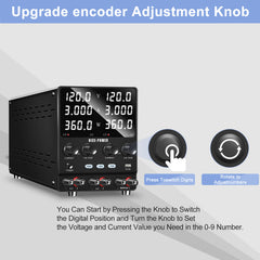 NICE-POWER Precision Test Supply SPS1203-2KD 120V 3A 360W×2 for Power Supply Design Verification