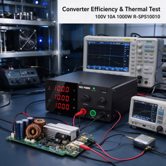NICE-POWER R-SPS10010 Variable DC Power Supply 100V 10A 1000W for DC Converter Prototype Validation