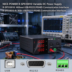 NICE-POWER R-SPS10010 Variable DC Power Supply 100V 10A 1000W for DC Converter Prototype Validation