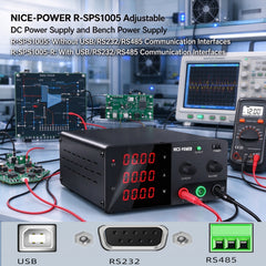 NICE-POWER R-SPS1005 Adjustable DC Power Supply and Bench Power Supply 100V 5A 500W for Analog Circuit Bias Supply
