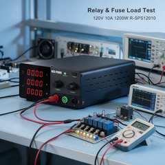 NICE-POWER R-SPS12010 DC Power Source and Bench Power Supply for DC Auxiliary Power Module Testing 120V 10A 1200W