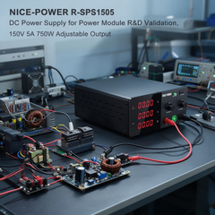 NICE-POWER R-SPS1505 DC Power Supply for Power Module R&D Validation, 150V 5A 750W Adjustable Output