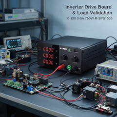 NICE-POWER R-SPS1505 DC Power Supply for Power Module R&D Validation, 150V 5A 750W Adjustable Output