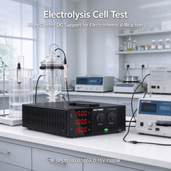 NICE-POWER R-SPS15100 0-100A 0-15V High-Current DC Power Source for Electrochemical Process Development
