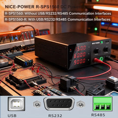 NICE-POWER R-SPS1560 DC Power Supply for 12V Automotive Component Testing, 0-15V 0-60A 900W
