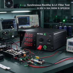 NICE-POWER R-SPS3030 Adjustable DC Power Supply and Bench Power Supply 30V 30A 900W for Power Switching Circuit Evaluation