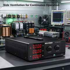 NICE-POWER R-SPS3060 0-60A 0-30V 1800W Variable DC Power Supply for Power Electronics Testing