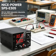 NICE-POWER SPS-E305 30V 5A 150W Adjustable DC Power Supply for Electronics Education &amp; Training