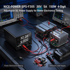 NICE-POWER SPS-F305 30V 5A 150W 4-Digit Adjustable DC Power Supply for Power Electronics Testing