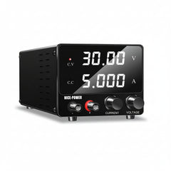 NICE-POWER SPS-F305 30V 5A Mini Regulated DC Power Supply with Digital Display for Electronics Repair