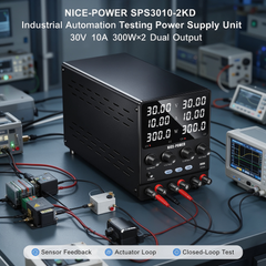 NICE-POWER SPS3010-2KD Industrial Automation Testing Power Supply Unit 30V 10A 300W×2 Dual Output
