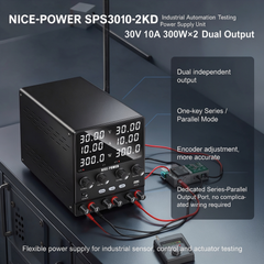NICE-POWER SPS3010-2KD Industrial Automation Testing Power Supply Unit 30V 10A 300W×2 Dual Output
