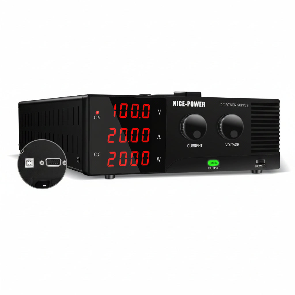 NICE POWER R SPS10020 232 1 100V 20A 2000W High Power DC Power Supply