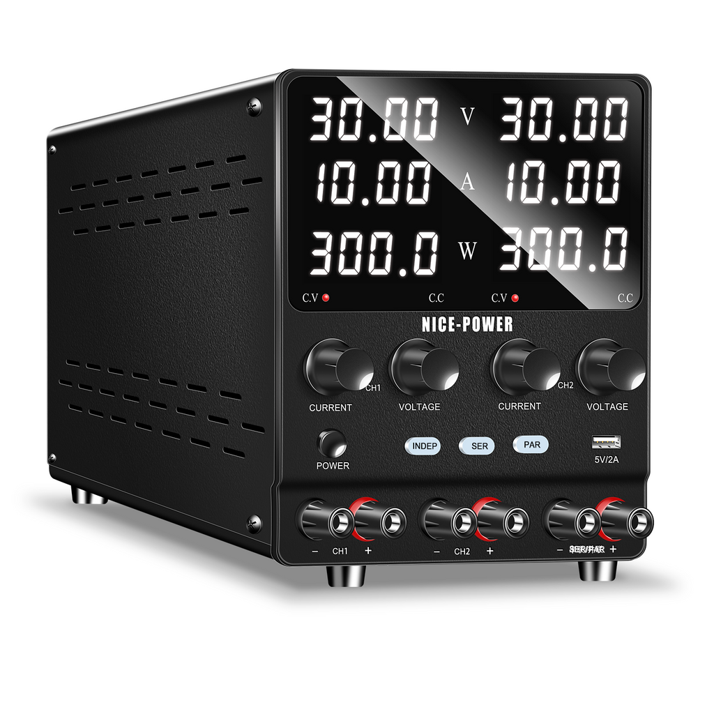 NICE-POWER 30V 10A Dual Output Negative Voltage Output for Aging
