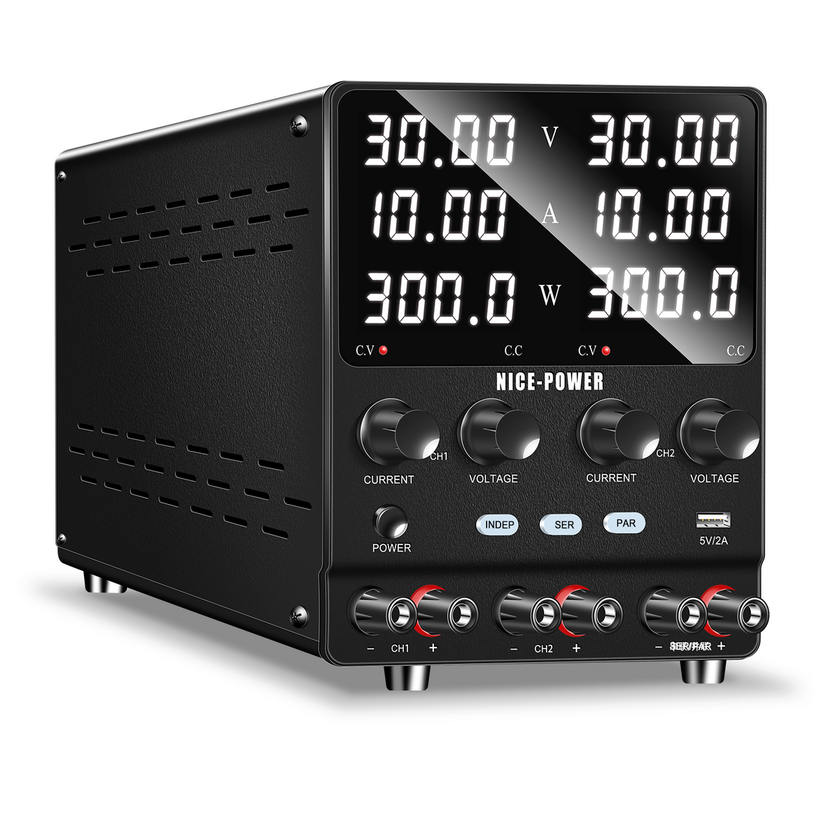 NICE-POWER 30V 10A Dual Output Negative Voltage Output for Aging NICE-POWER 30V 10A Dual Output Negative Voltage Output for Aging