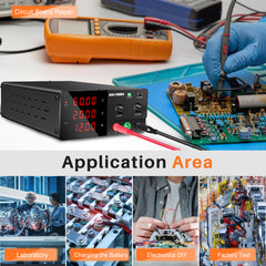 Nice Power R-SPS6020 - 60V 20A 1200W DC High Power Supply for Factory Test