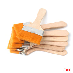 No.10 Yellow bristle brush × 10-Nylon Board Brush for Handicraft Making & Cultural Relic Restoration