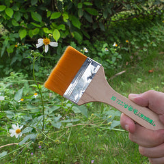 No.10 Yellow bristle brush × 10-Nylon Board Brush for Handicraft Making & Cultural Relic Restoration