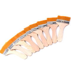 No.12 Yellow bristle brush × 10-Nylon Board Brush for Decoration Work & Car Detailing