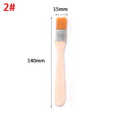 No.2 Yellow brushes × 10-High-quality for Electronics Industry & Decoration Work