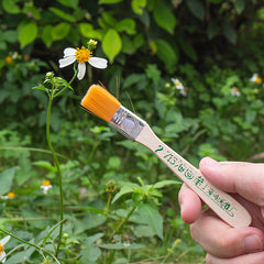 No.2 Yellow brushes × 10-High-quality for Electronics Industry & Decoration Work