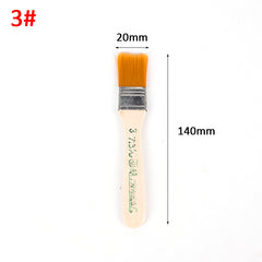 No.3 Yellow bristle brush × 10-High-quality for Decoration Work & Food Processing