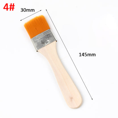 No.4 Yellow bristle brush × 10-High-quality for Handicraft Making & Food Processing