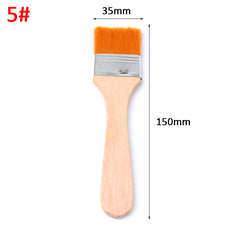 No.5 Yellow bristle brush × 10-High-quality for Food Processing & Decoration Work