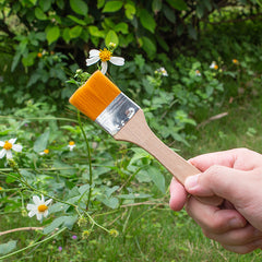 No.5 Yellow bristle brush × 10-High-quality for Food Processing & Decoration Work