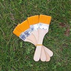 No.5 Yellow bristle brush × 10-High-quality for Food Processing & Decoration Work