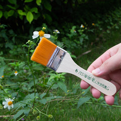 No.6 Yellow bristle brush × 10-High-quality for Decoration Work & Art Creation