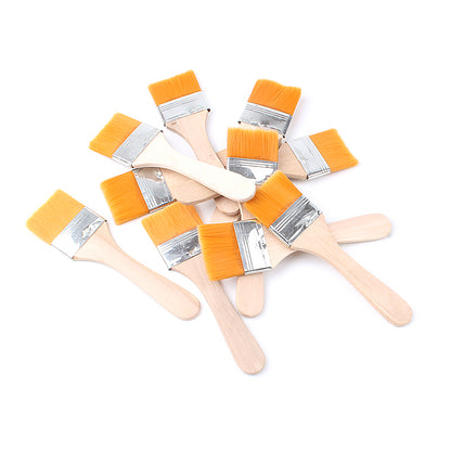 No.6 Yellow bristle brush × 10-High-quality for Decoration Work & Art Creation