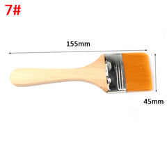 No.7 Yellow bristle brush × 10-Nylon Board Brush for Mold Handling & Decoration Work