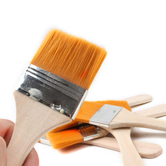 No.7 Yellow bristle brush × 10-Nylon Board Brush for Mold Handling & Decoration Work