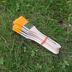 No.7 Yellow bristle brush × 10-Nylon Board Brush for Mold Handling & Decoration Work