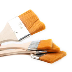 No.9 Yellow bristle brush × 10-Nylon Board Brush for Decoration Work & Handicraft Making