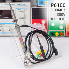 BNC oscilloscope probe P6100 100MHz oscilloscope probe/pole Oscilloscope test line attenuation 1X/10X