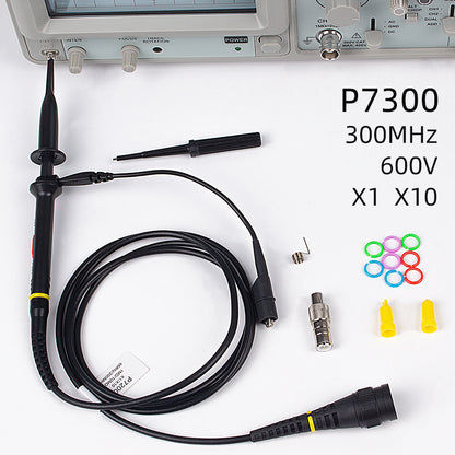 P7300 X1/X10 300MHz Digital virtual handheld oscilloscope probe attenuation ratio of 10:1 probe Telecommunications Industry