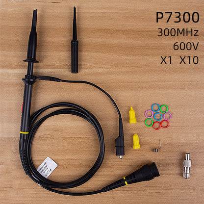 P7300 X1/X10 300MHz Digital virtual handheld oscilloscope probe attenuation ratio of 10:1 probe Telecommunications Industry