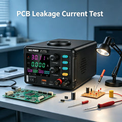 MPS-305QC Lab DC Bench Power Supply 0-30V 5A, Low Ripple Adjustable DC Power Supply for Gas, Hall & Photo Sensor Calibration and Static Current Test