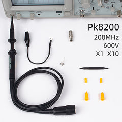 Oscilloscope probe 100M high voltage probe, meter line probe, test line 200M universal oscilloscope probe, PK8200