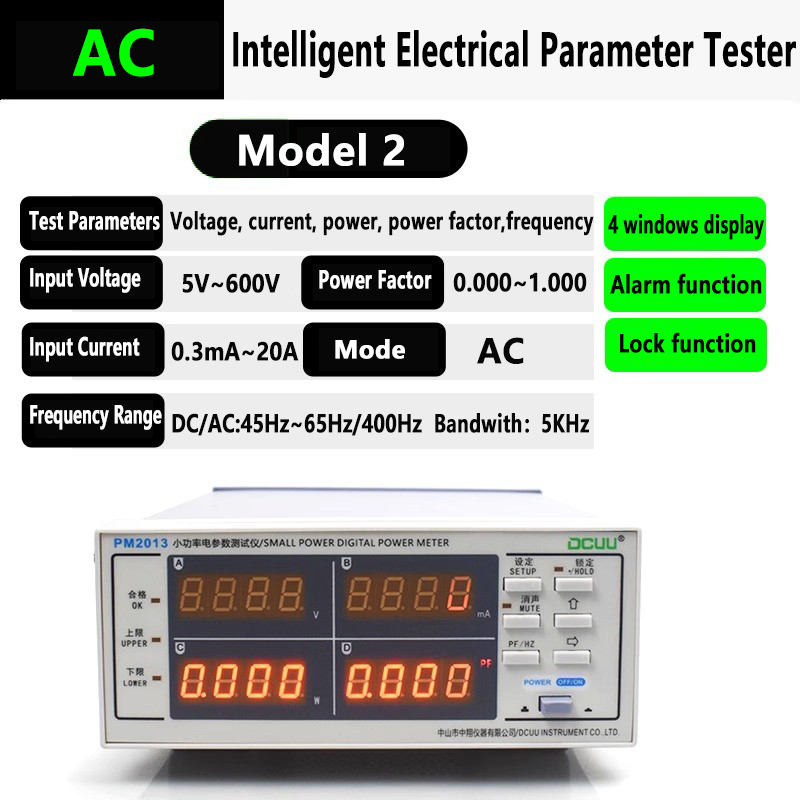 Compteur d'énergie numérique 20A