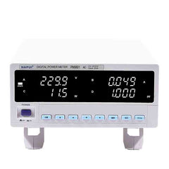 Digital Power Meter Bench TRMS Alarm Communication AC 5V ~ 600V 5mA ~ 20A 0.1W ~ 12kW automatic range Single - phase Electric Energy Tester