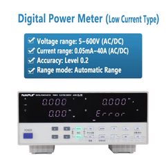 AC DC Low Current Digital Power Meter TRMS 600V 10A 40A 6kW 24kW Alarm standby power consumption accuracy 0.2% 0.5% digital energy meter